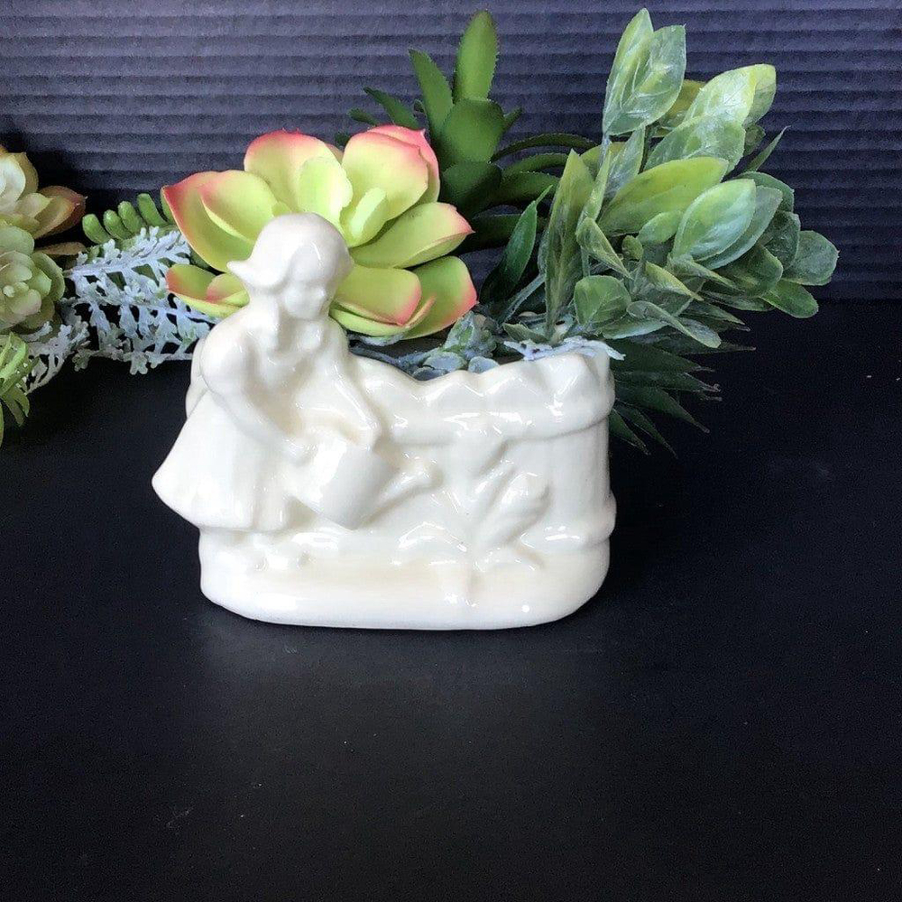 Vintage Shawnee Dutch Girl Planter